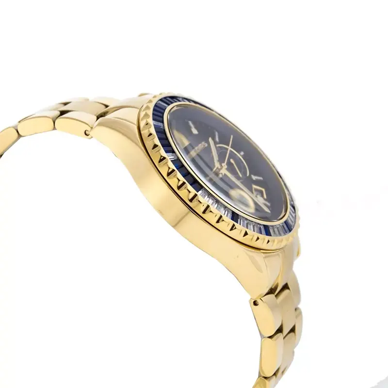 Michael Kors Everest Navy Dial Gold-tone Watch- MK5754